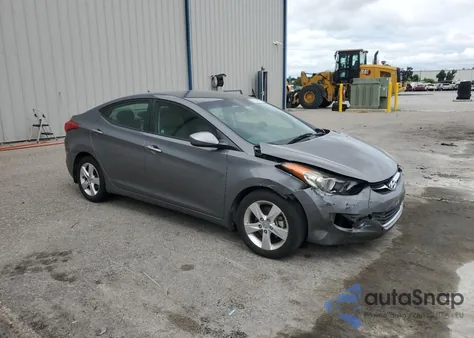 2013 Hyundai Elantra Gls z USA, uszkodzony, nr VIN 5NPDH4AE2DH254586